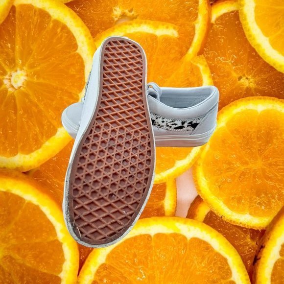 Vans Bold Ni White with Leopard‎ Print Size Men 6.5 Woman 8 - Picture 6 of 6